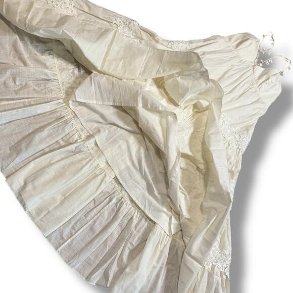 NWT Sachin & Babi Pippa Ivory Lace Tiered Maxi Dress Size 8 Ethereal Fairycore - Picture 10 of 15